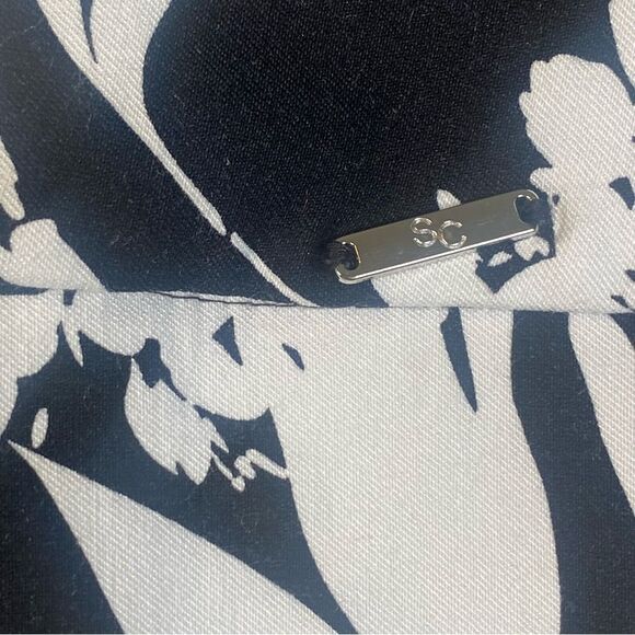 S.C. & Co Black and White Floral Print Skorts Size XXL - Picture 10 of 10